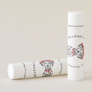 Firefighter Dalmatian Wild One 1st Birthday Party Lip Balm