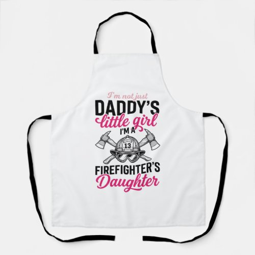 Firefighter Daughter Quote Vector Shirt Design_1 Apron
