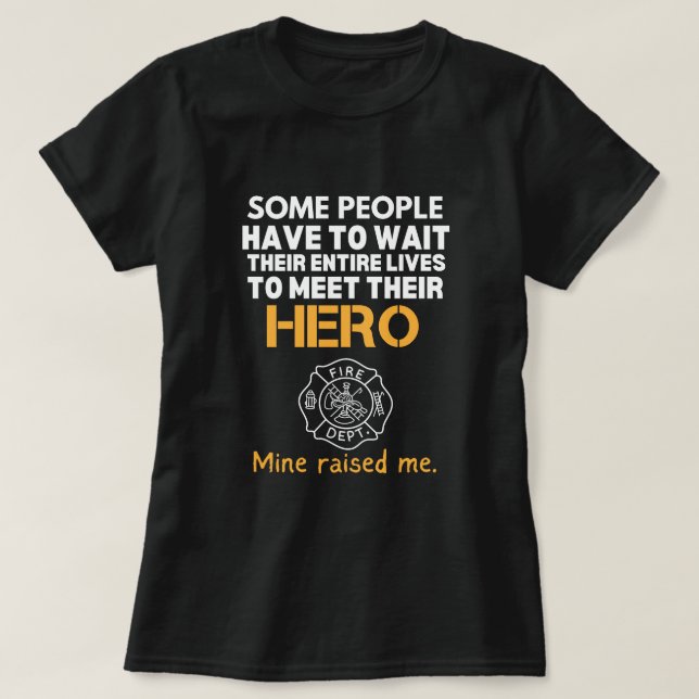 firefighter daughter T-Shirt (Design Front)