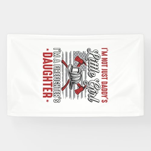 Firefighter Daughter Vintage Banner