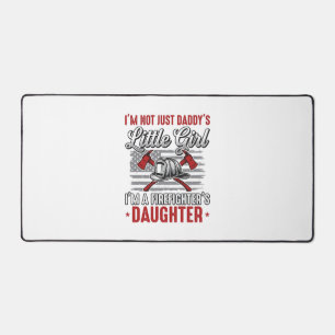 Firefighter Daughter Vintage Desk Mat