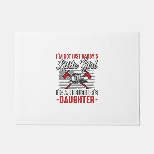 Firefighter Daughter Vintage Doormat