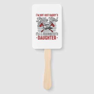 Firefighter Daughter Vintage Hand Fan