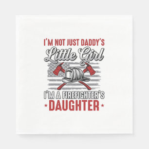 Firefighter Daughter Vintage Napkins