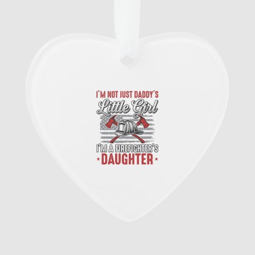 Firefighter Daughter Vintage Ornament