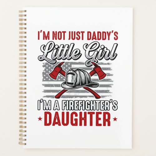 Firefighter Daughter Vintage Planner