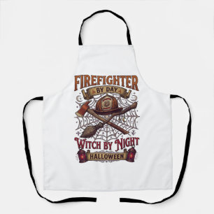 Firefighter Day Witch Night Halloween Helmet Axe B Apron