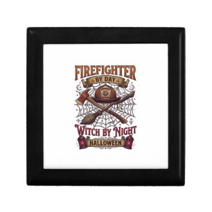 Firefighter Day Witch Night Halloween Helmet Axe B Gift Box