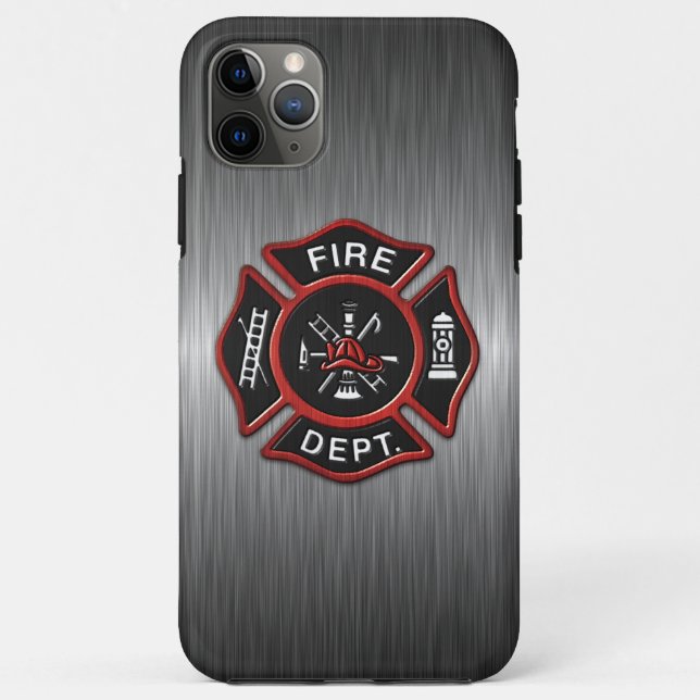 Firefighter Deluxe Case-Mate iPhone Case (Back)