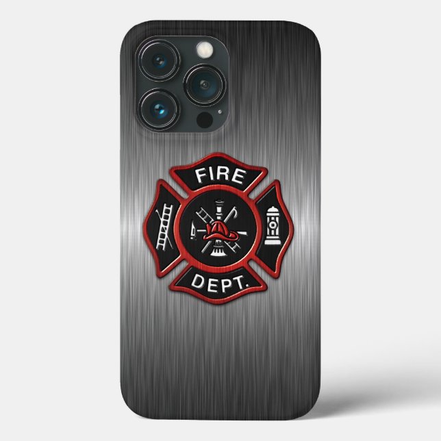 Firefighter Deluxe Case-Mate iPhone Case (Back)