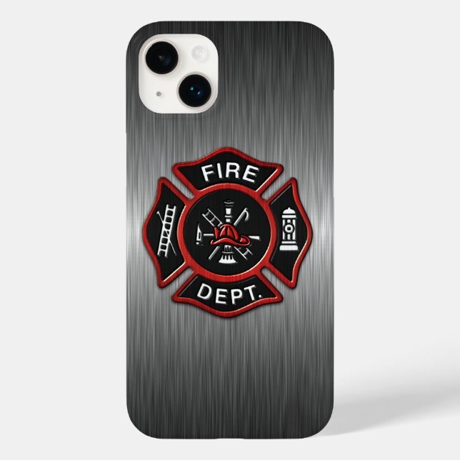 Firefighter Deluxe Case-Mate iPhone Case (Back)