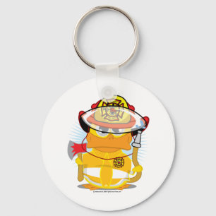 Firefighter Duck Keychain