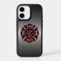 Firefighter Emblem Red