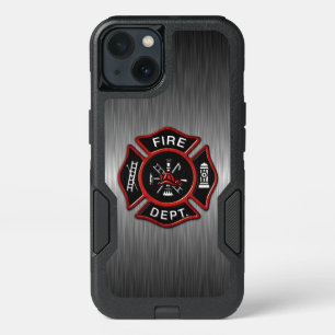 Firefighter Emblem Red iPhone 13 Case
