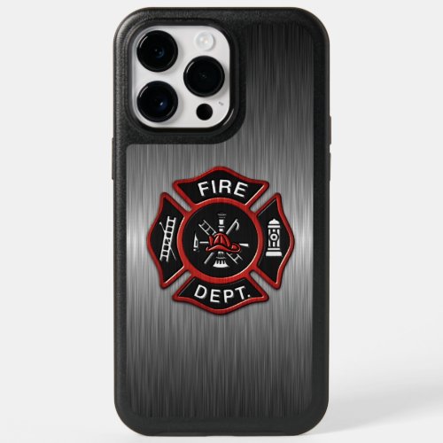 Firefighter Emblem Red OtterBox iPhone 14 Pro Max Case