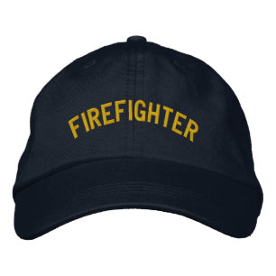 FIREFIGHTER EMBROIDERED BASEBALL CAP