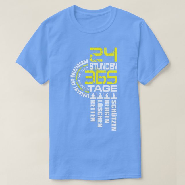 Firefighter Emergency Call 112 Emergency Service D T-Shirt (Design Front)