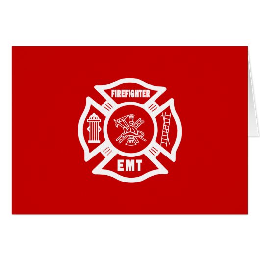 Firefighter EMT Cards (Front Horizontal)
