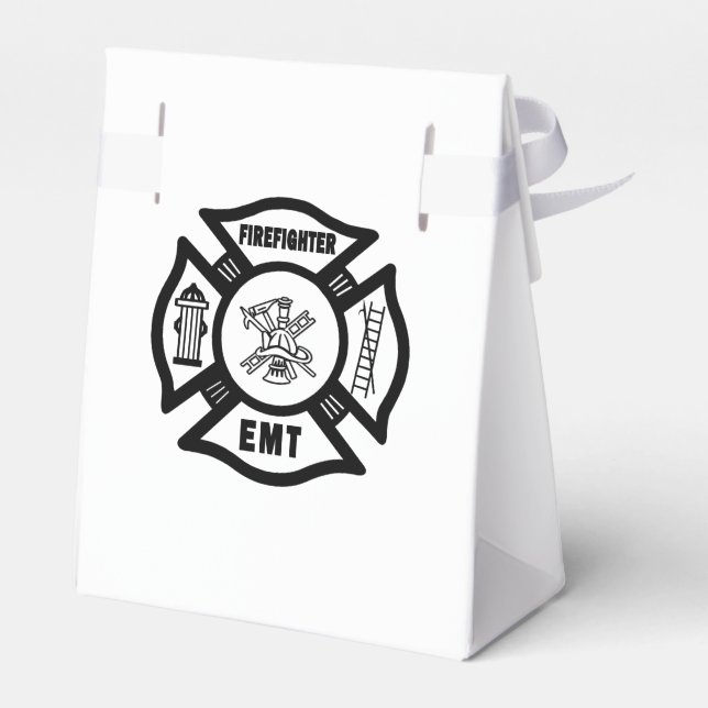Firefighter EMT Favor Boxes (Back Side)