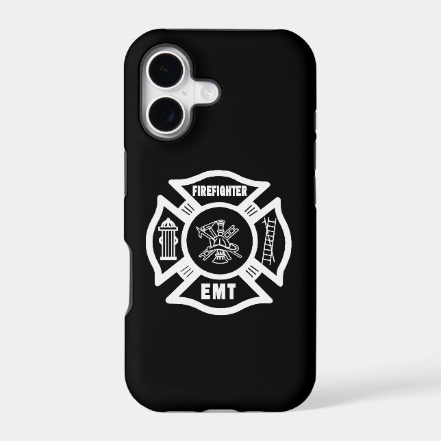 Firefighter EMT Iphone Case (Back)