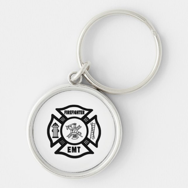 Firefighter EMT Keychain (Front)