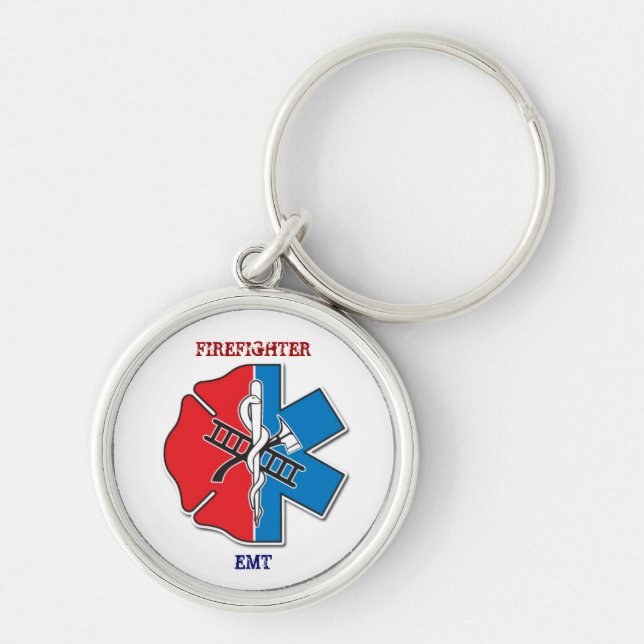 firefighter emt keychain (Front)