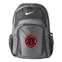 Firefighter EMT Maltese Cross Nike Backpack Firefighter EMT Maltese Cross Nike Backpack