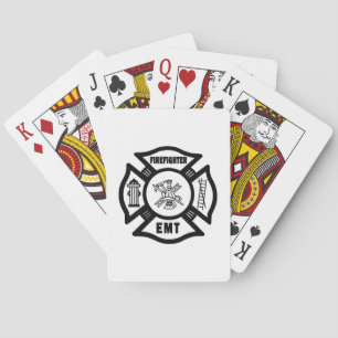 Firefighter EMT Poker Cards