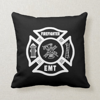 Firefighter EMT Throw Pillow
