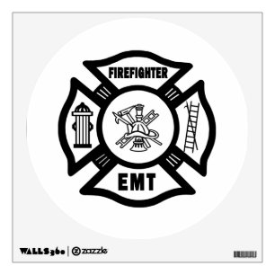 Firefighter EMT Wall Sticker