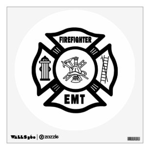 Firefighter EMT Wall Sticker