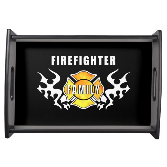 Firefighter Family Serving Tray (Front)