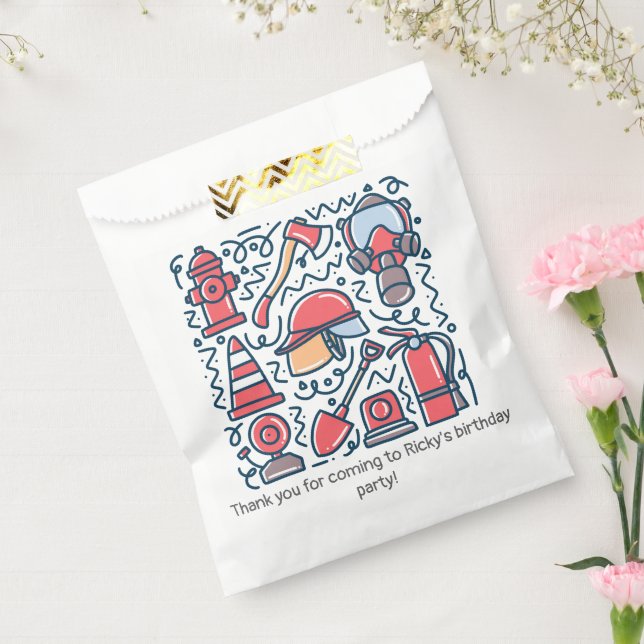 Firefighter Favor Bag (Sealed)