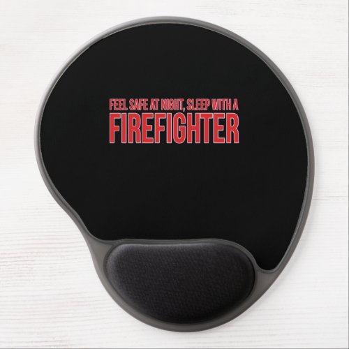 Firefighter Feel And SleepPng Gel Mouse Pad