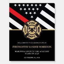 Firefighter Fire Academy Graduation Welcome