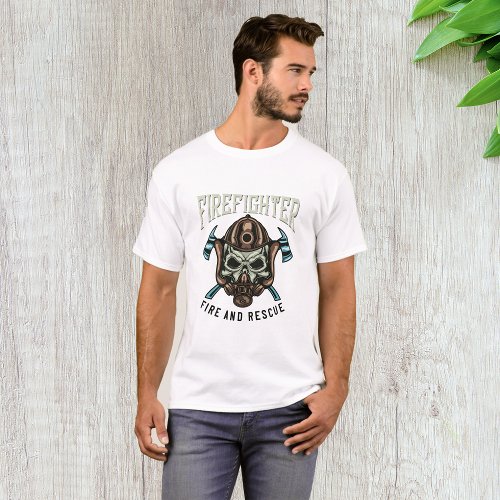 Firefighter Fire And Rescue T_Shirt