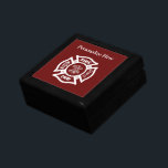 Firefighter Fire Chief Gift Box<br><div class="desc">Firefighter Maltese gifts and apparel for firefighters features fire dept theme logo for firemen and female firefighters on t-shirts,  apparel,  gift mugs,  mousepads and firefighter ties for men.</div>