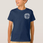 Firefighter Fire Chief T-shirt at Zazzle