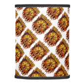 Firefighter Fire Department Badge and Flag Lamp Shade (Right)