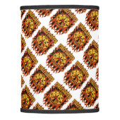 Firefighter Fire Department Badge and Flag Lamp Shade (Front)