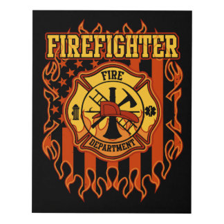 Firefighter Wall Art firefighter panel wall art | zazzle Firefighter Wall Art firefighter panel wall art | zazzle