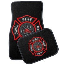 Firefighter/Fire Department Badge Fireman Car Floor Mat Firefighter/Fire Department Badge Fireman Car Floor Mat