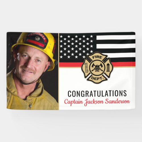 Firefighter Fire Department Photo Retirement Party