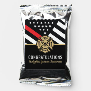 Firefighter Fire Department Retirement Fireman Coffee Drink Mix