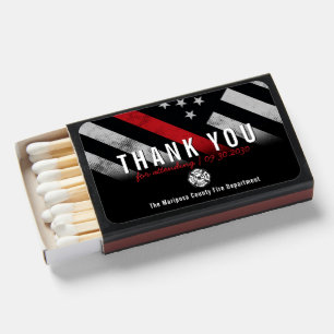 Firefighter Fire Department Retirement Fireman Matchboxes