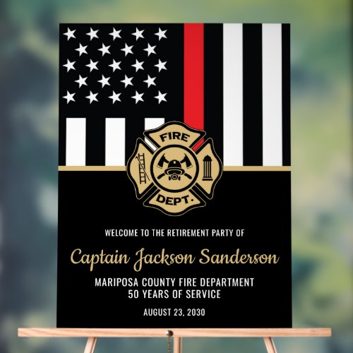 Firefighter Fire Department Retirement Party