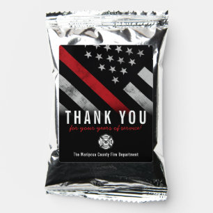 Firefighter Fire Department Retirement Party Coffee Drink Mix