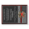 Firefighter Fire Dept Custom Logo Thin Red Line