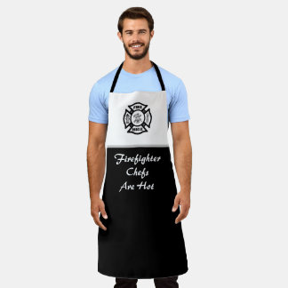 Firefighter Fire Dept Logo Apron