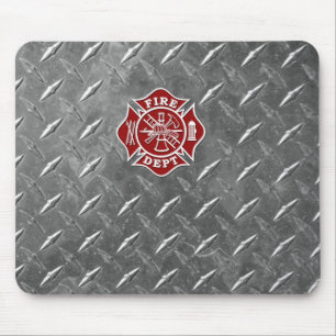 Firefighter / Fire Dept Maltese Cross Mousepad